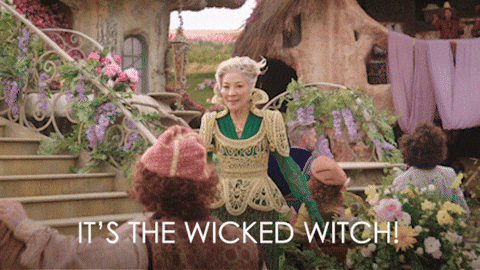 Scared Wicked Witch GIF by Wicked