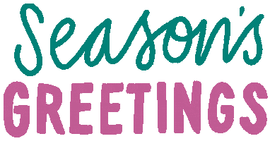 Seasons Greetings Christmas Sticker by Bett Norris