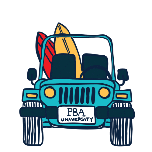 Palm Beach Pba Sticker by Palm Beach Atlantic University