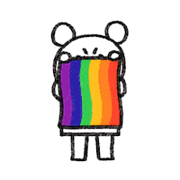 Rainbow Love Sticker by Simian Reflux
