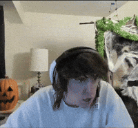 Scared Halloween GIF