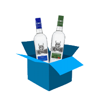 Botellas Sticker by Es Venado