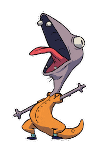 Scream Dinosaur Sticker