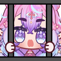 OkamiraVT angry upset vtuber chibi GIF