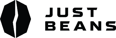 justbeans giphyupload happy logo coffee Sticker