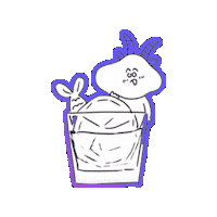 fuwatoroproko egg お酒 たまご proko Sticker