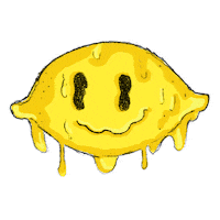 Melting Hey You Sticker by Dope Lemon