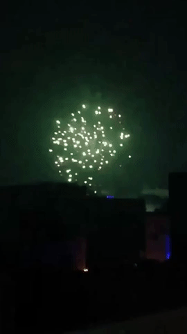 Delhi Residents Celebrate Diwali With Fireworks Despite Ban