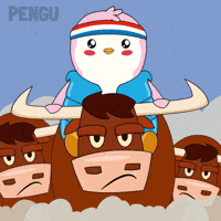 Bull Run Crypto GIF by Pudgy Penguins