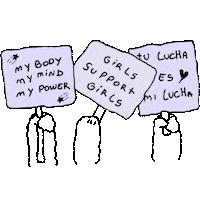 Girls Power Love Sticker