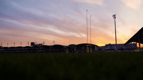 sunset stadium GIF by Worcester Warriors