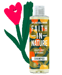 faith_in_nature nature vegan hair care cruelty free Sticker