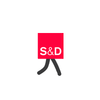Walking Sd Sticker by Socialists and Democrats