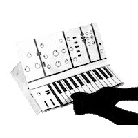 shade piano Sticker by Vacation Forever