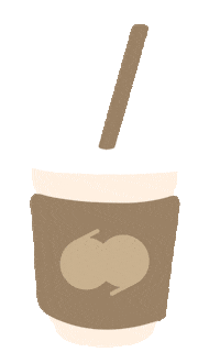 kommasg coffee cafe cup coffee cup Sticker