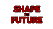 Shape The Future Sticker by OpticalArtInc.