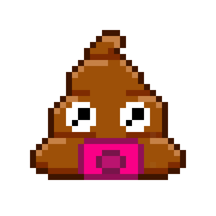 Art Shitting Sticker by Poopies.io