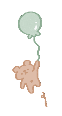 nagitoplum_ くま ゆるい ブラウン どうぶつ Sticker