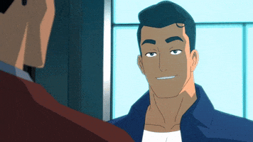 Clark Kent Wink GIF by Adult Swim