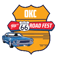 Oklahoma City Aaa Sticker by Route 66 Road Fest