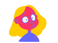 Whatever Ugh Sticker by Ziggora