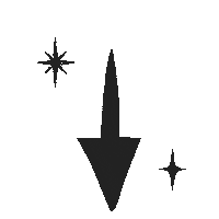 Arrows Cru Sticker by Niki Cozmo