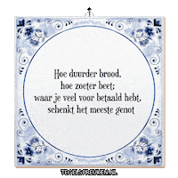 Humor Genieten Sticker by Tegelspreuken.nl