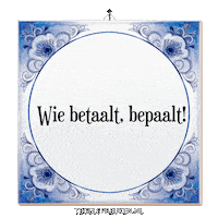 Nl Wijsheid Sticker by Tegelspreuken.nl