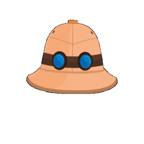 Sombrero Safari Sticker by Cantando Aprendo a Hablar