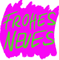 Guten Rutsch Happy New Year Sticker by HalloBloggi