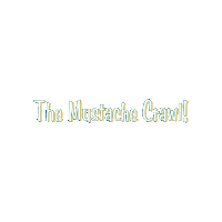 Mustache Bar Crawl Sticker by Chicago Twenty Something
