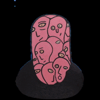 Ophelias pink bye aesthetic monster GIF