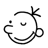 diary of a wimpy kid wink Sticker