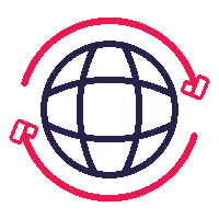 ctrl_media design media web globe Sticker