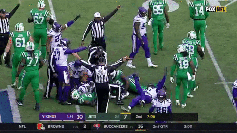 Tired Stop Drop And Roll GIF by Minnesota Vikings