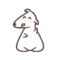 Dog Hello Sticker