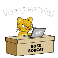 Working Monday Morning Sticker by VeeFriends