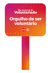 Volunteer Voluntario Sticker by AACD OFICIAL