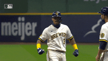 Excited Lets Go GIF by Milwaukee Brewers