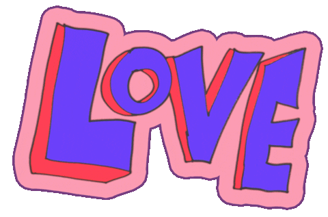 Rainbow Love Sticker by Bubble Punk