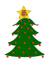 Merry Christmas Happy Holidays Sticker by Dal Park