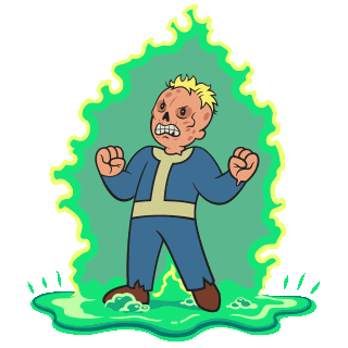 Fallout Ghoul Sticker by Bethesda