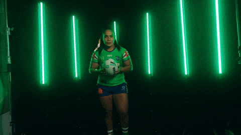 Rugby League Try Celebration GIF by Canberra Raiders