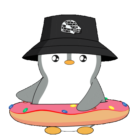 Happy Dance Sticker by Pudgy Penguins