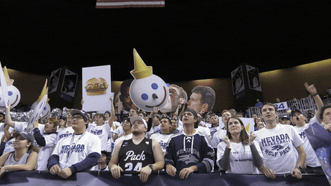 NevadaWolfPack giphyupload college basketball nevada wolf pack GIF
