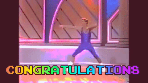 you did it GIF