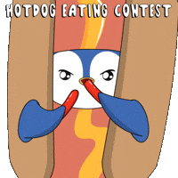 Hungry Hot Dog GIF by Pudgy Penguins