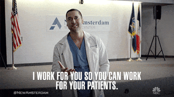new amsterdam work GIF by NBC