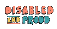 gracemandeville proud diversity wheelchair blind Sticker