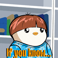 If You Know You Know Tea Time GIF by Pudgy Penguins